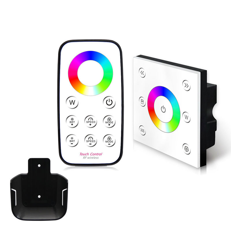 DC12V-24V Wireless Remote Single-Zone RGBW Controller P4+T4 DC12V-24V Wireless Remote Single-Zone RGBW Controller P4+T4